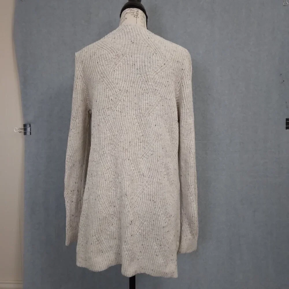 J Jill | Cotton Knit Cream Confetti Tunic Sweater | Size M